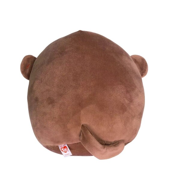 TY Squish A Boos - Dunston The Brown Monkey 8" Soft Stuffed Kids Plush NWT NEW - Picture 9 of 12